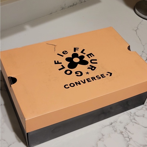 Golf Le Fleur x Converse Chuck Taylor: Purple Quilted Velvet Sneakers - Picture 4 of 6